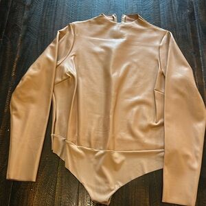 NWT Skims Faux Leather Body Suit